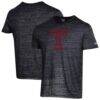 Temple Owls Champion Ultimate Triblend T-Shirt - Black - Front View