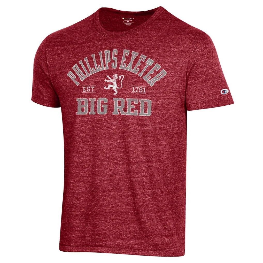 Phillips Exeter Academy Big Red Champion Ultimate Triblend T-Shirt - Maroon