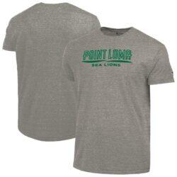 Point Loma Sea Lions Champion Ultimate Triblend T-Shirt - Gray - Front View