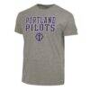Portland Pilots Champion Ultimate Triblend T-Shirt - Gray - Side View