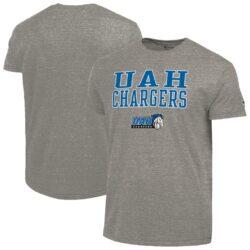 UAH Chargers Champion Ultimate Triblend T-Shirt - Gray - Front View