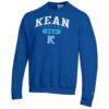 Kean University Cougars Champion Dad Pill Box Eco Powerblend Sweatshirt - Blue - Side View
