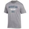 Moravian Greyhounds Champion Dad Pill Box Jersey T-Shirt - Gray - Side View