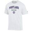 Portland Pilots Champion Dad Pill Box Jersey T-Shirt - White - Side View