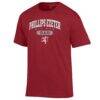 Phillips Exeter Academy Big Red Champion Dad Pill Box Jersey T-Shirt - Red - Side View