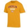Oberlin Yeomen Champion Dad Pill Box Jersey T-Shirt - Gold - Side View
