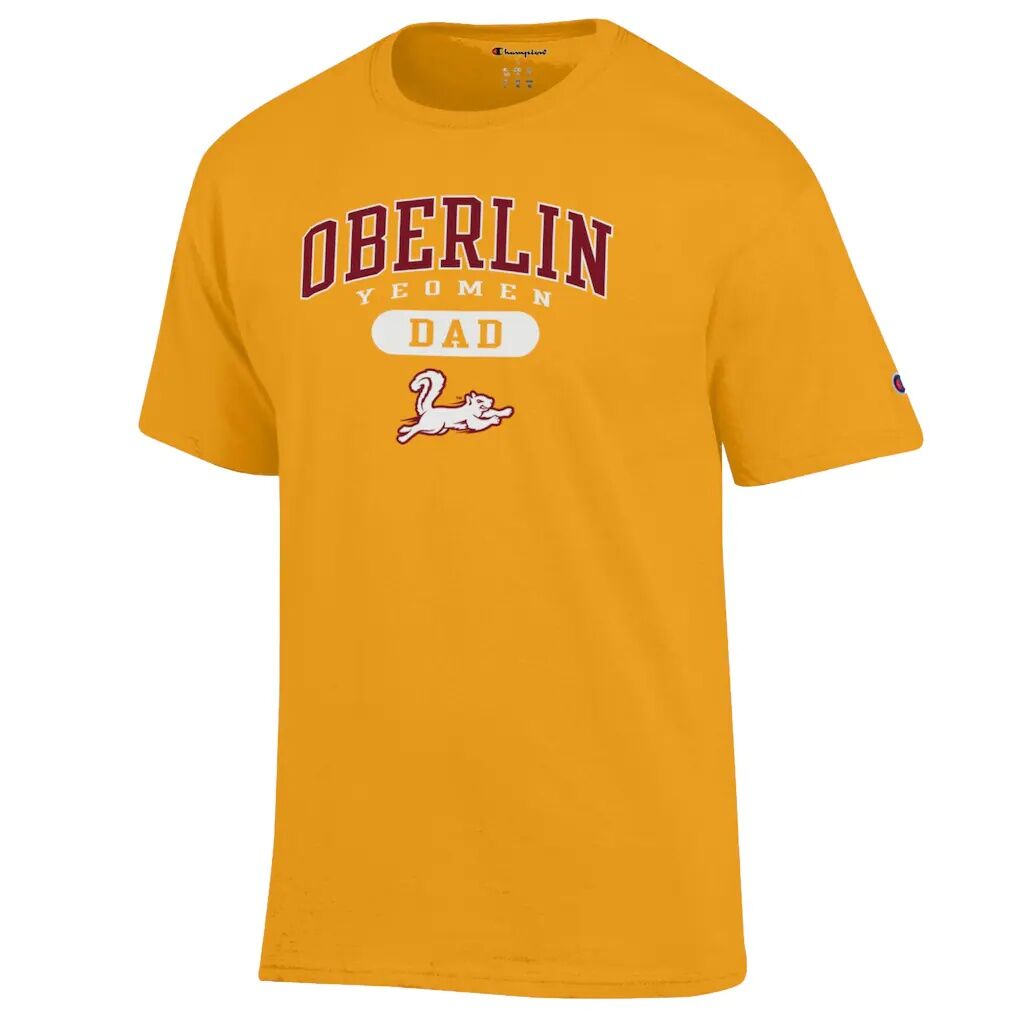 Oberlin Yeomen Champion Dad Pill Box Jersey T-Shirt