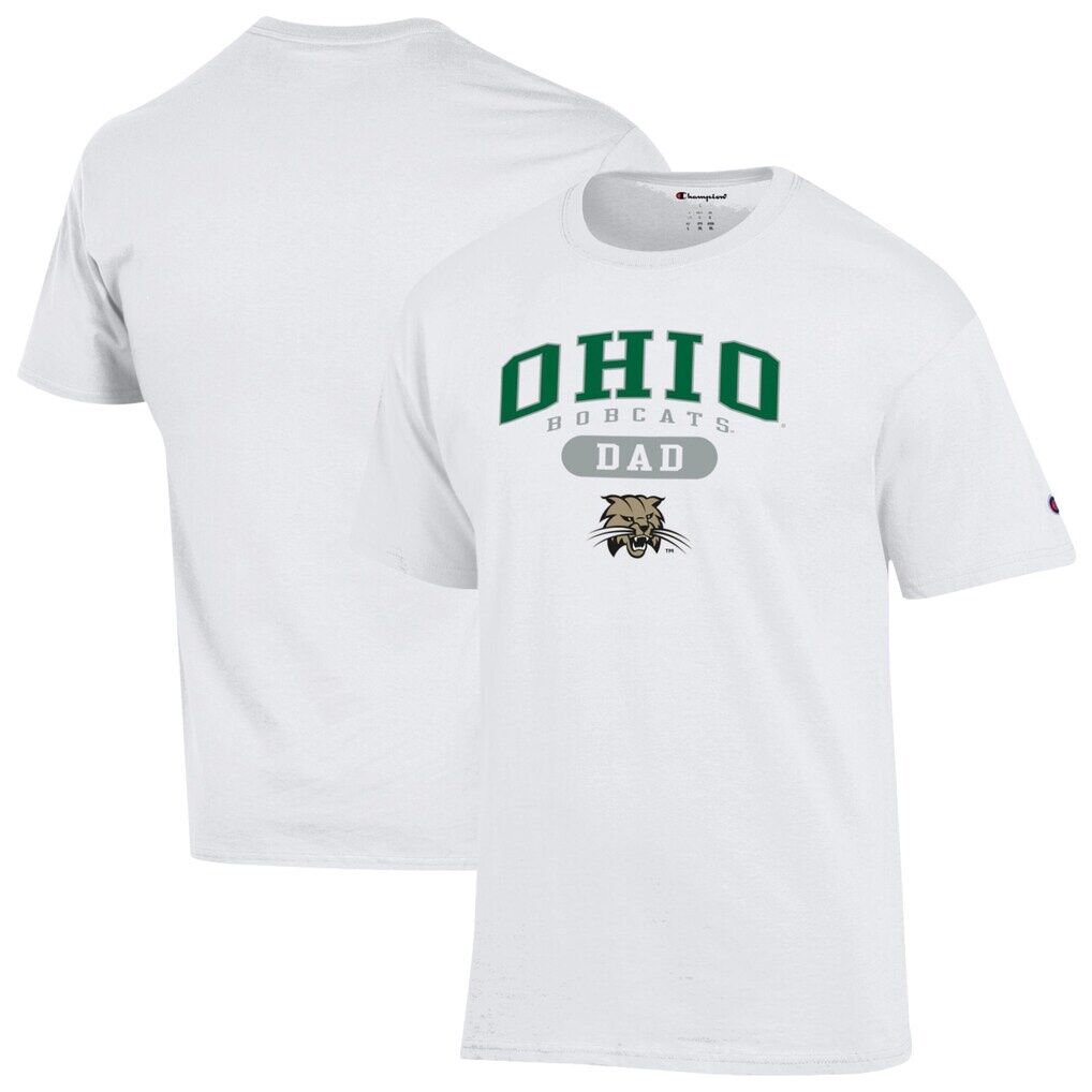 Ohio Bobcats Champion Dad Pill Box Jersey T-Shirt