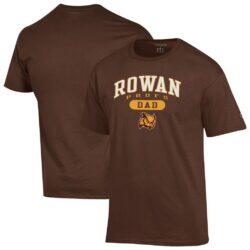 Rowan Profs Champion Dad Pill Box Jersey T-Shirt - Brown - Front View