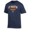 Tennessee-Martin Skyhawks Champion Dad Pill Box Jersey T-Shirt - Navy - Side View