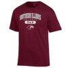 Southern Illinois Salukis Champion Dad Pill Box Jersey T-Shirt - Maroon - Side View