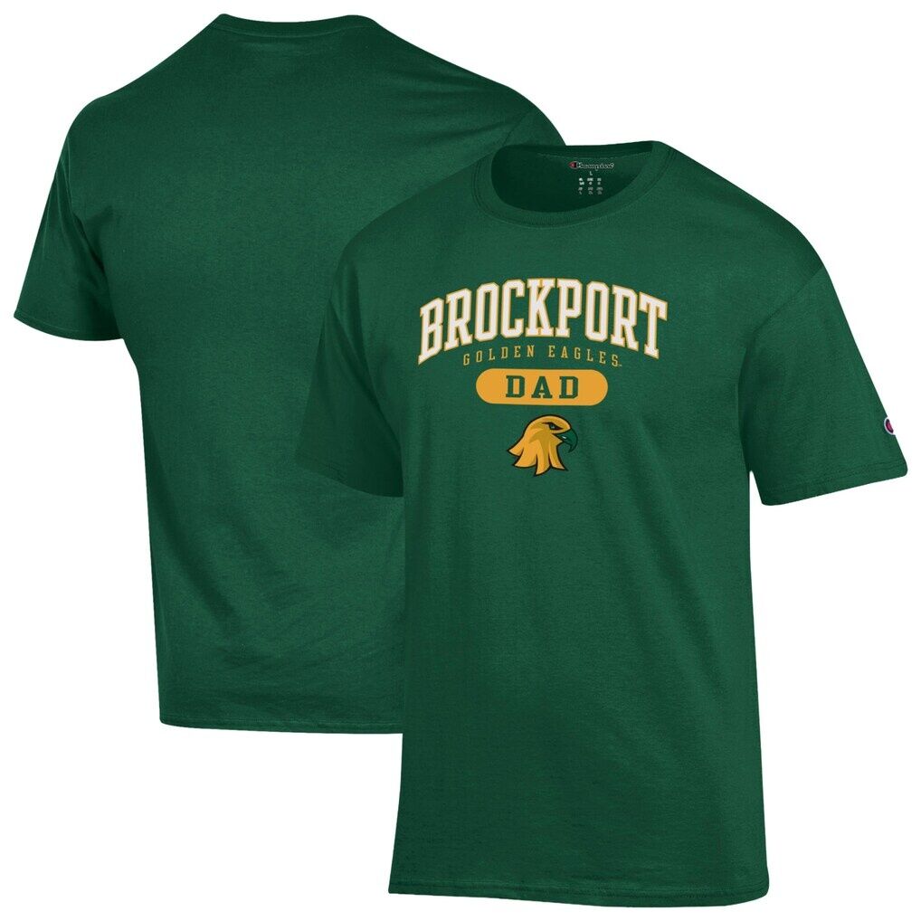 SUNY Brockport Golden Eagles Champion Dad Pill Box Jersey T-Shirt