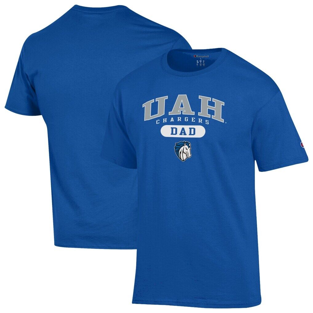 UAH Chargers Champion Dad Pill Box Jersey T-Shirt