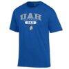 UAH Chargers Champion Dad Pill Box Jersey T-Shirt - Blue - Side View