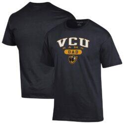 VCU Rams Champion Dad Pill Box Jersey T-Shirt - Black - Front View