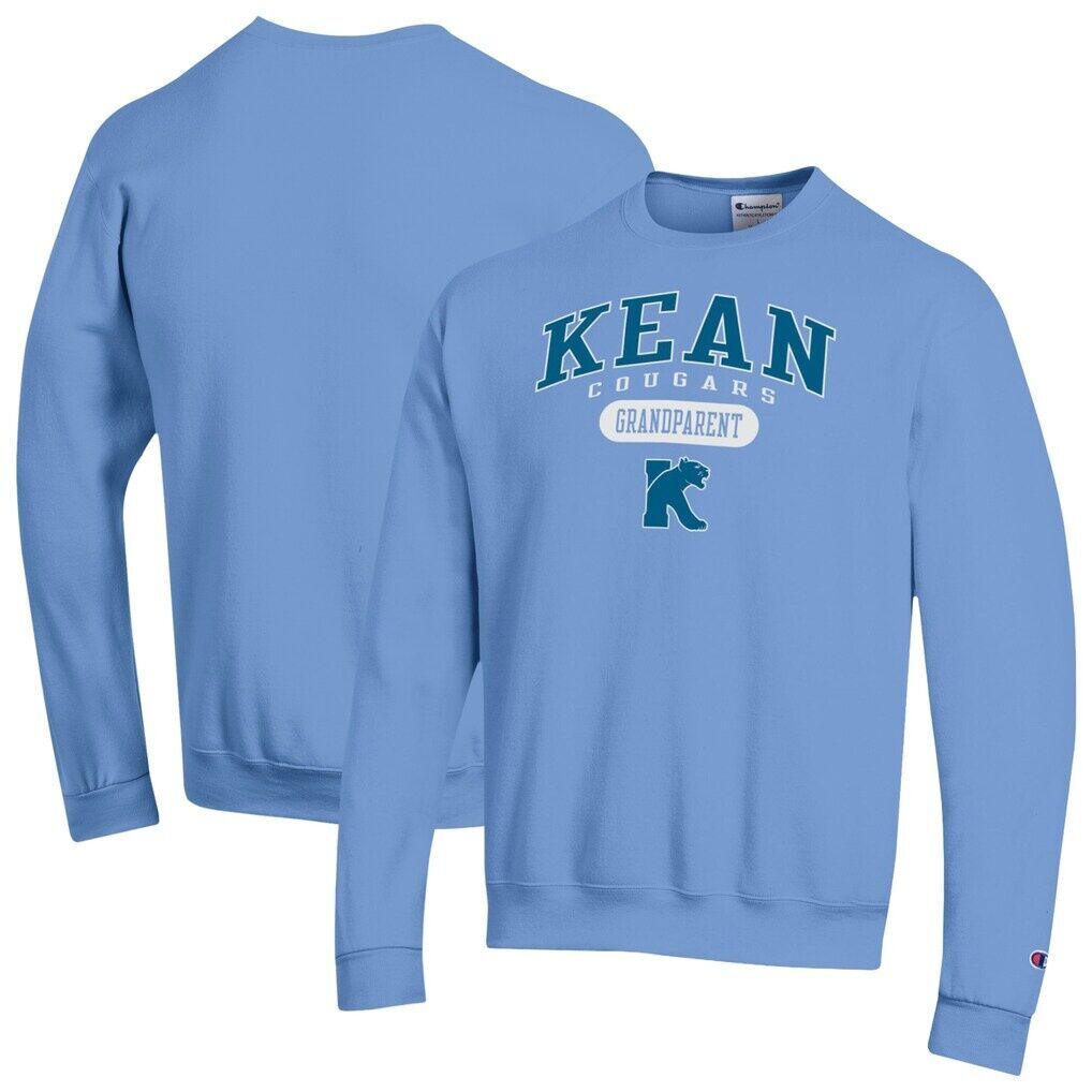Kean University Cougars Champion Unisex Grandparent Pill Box Eco Powerblend Sweatshirt