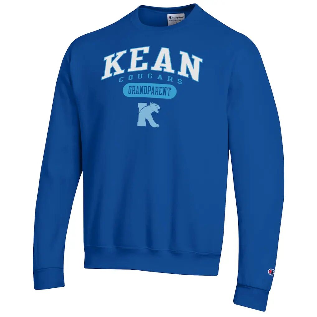 Kean University Cougars Champion Unisex Grandparent Pill Box Eco Powerblend Sweatshirt