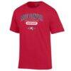 MSU Denver Roadrunners Champion Unisex Grandparent Pill Box Jersey T-Shirt - Red - Side View