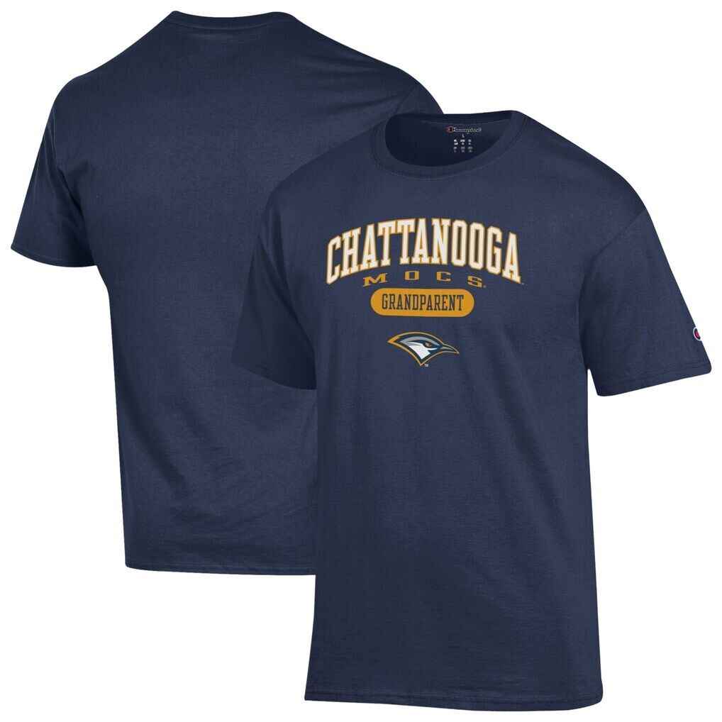 Tennessee Chattanooga Mocs Champion Unisex Grandparent Pill Box Jersey T-Shirt