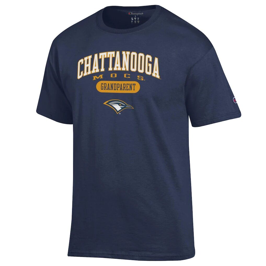 Tennessee Chattanooga Mocs Champion Unisex Grandparent Pill Box Jersey T-Shirt