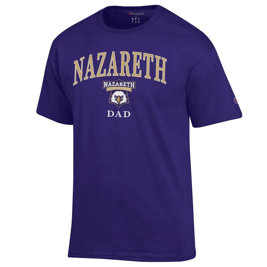 Nazareth University Golden Flyers Champion Arch Dad Jersey T-Shirt
