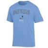 RWU Hawks Champion Arch Dad Jersey T-Shirt - Light Blue - Side View