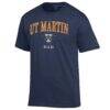 Tennessee-Martin Skyhawks Champion Arch Dad Jersey T-Shirt - Navy - Side View