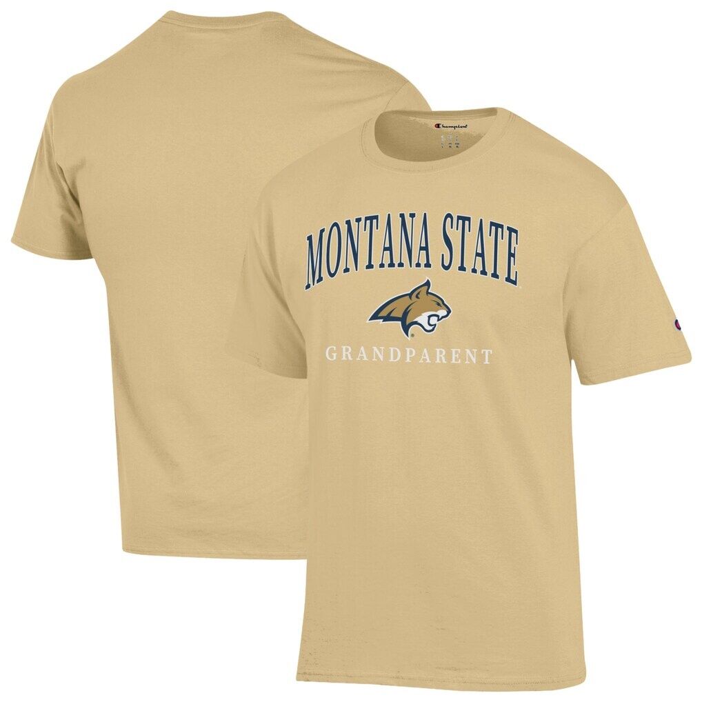 Montana State Bobcats Champion Unisex Arch Grandparent Jersey T-Shirt