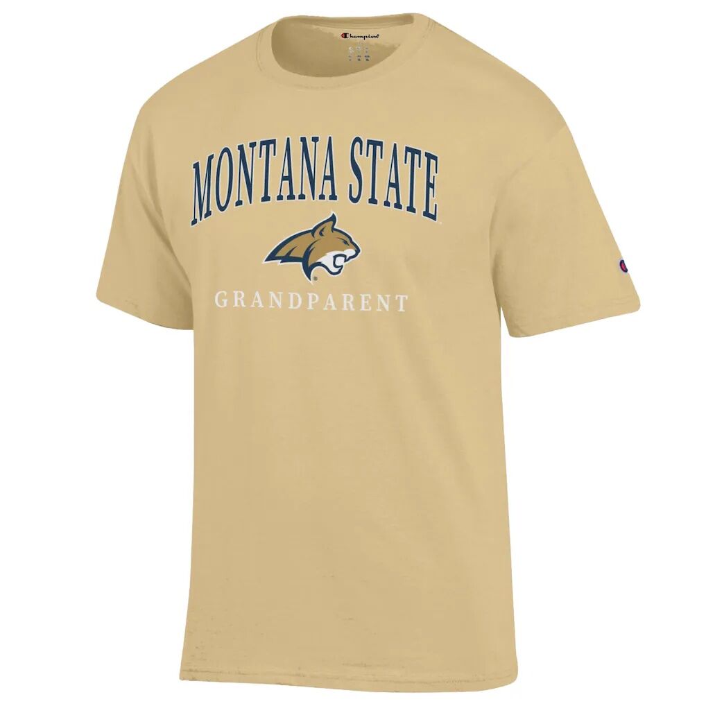 Montana State Bobcats Champion Unisex Arch Grandparent Jersey T-Shirt