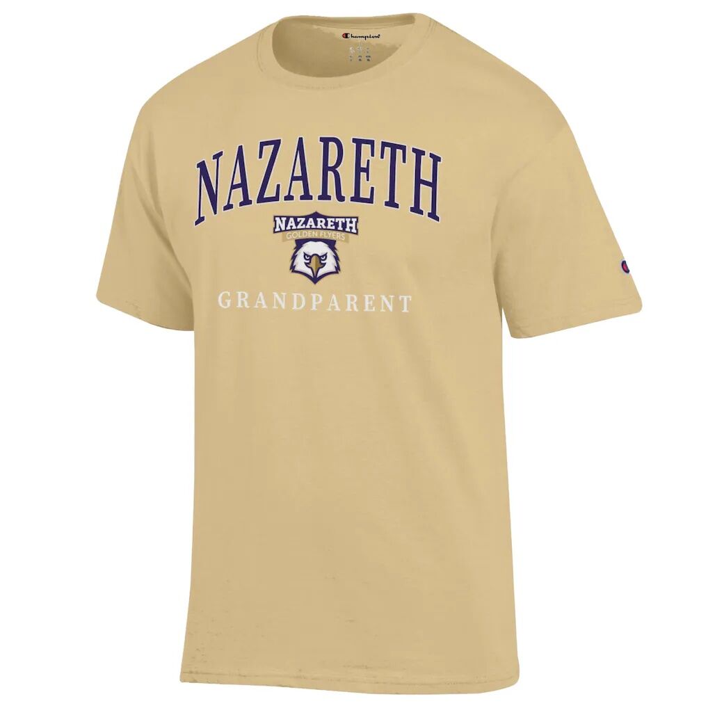 Nazareth University Golden Flyers Champion Unisex Arch Grandparent Jersey T-Shirt