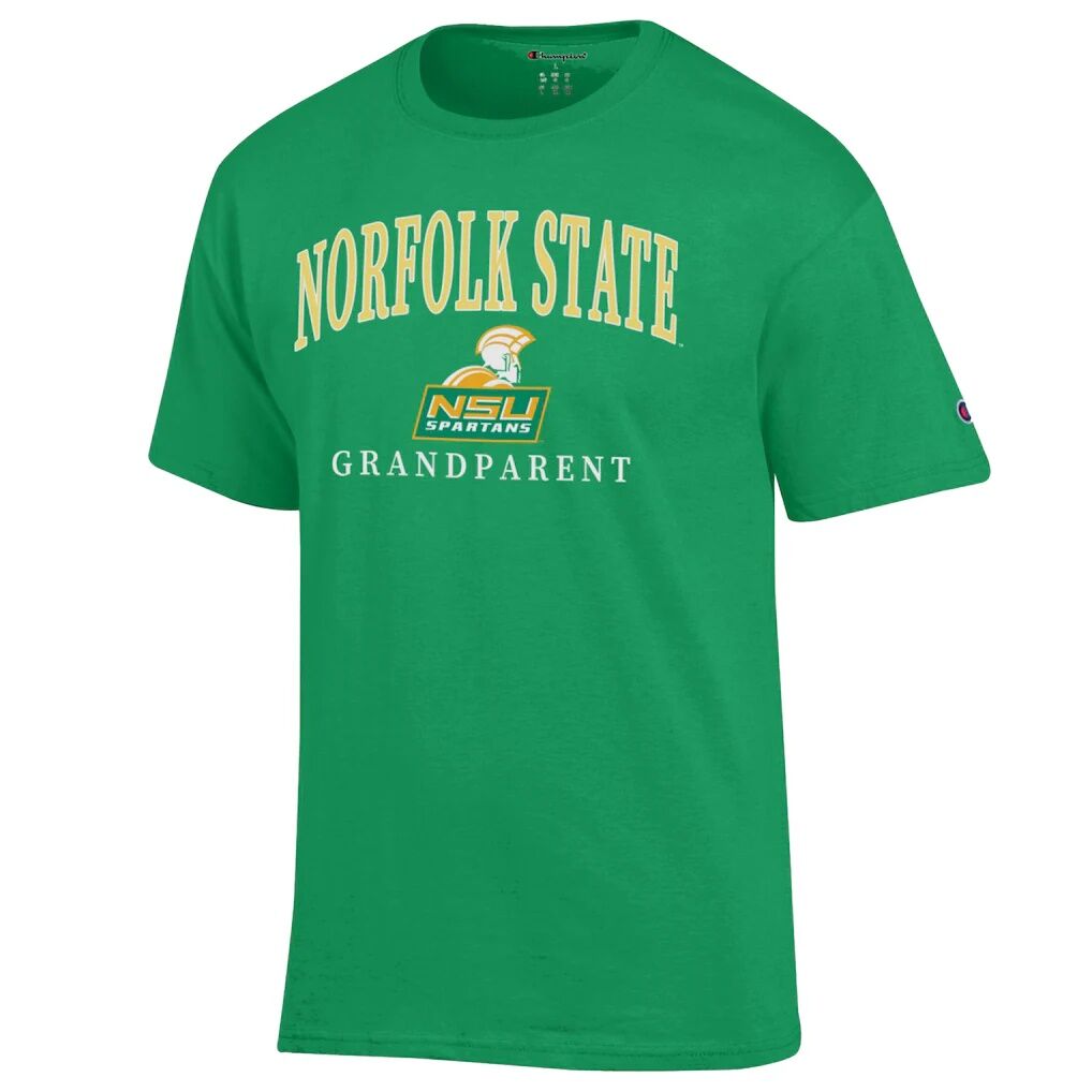 Norfolk State Spartans Champion Unisex Arch Grandparent Jersey T-Shirt