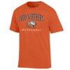 Ohio Northern Polar Bears Champion Unisex Arch Grandparent Jersey T-Shirt - Orange - Side View
