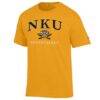 Northern Kentucky University Norse Champion Unisex Arch Grandparent Jersey T-Shirt - Yellow - Side View