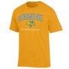 South Dakota State Jackrabbits Champion Unisex Arch Grandparent Jersey T-Shirt - Yellow - Side View