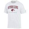 Southern Illinois Salukis Champion Unisex Arch Grandparent Jersey T-Shirt - White - Side View