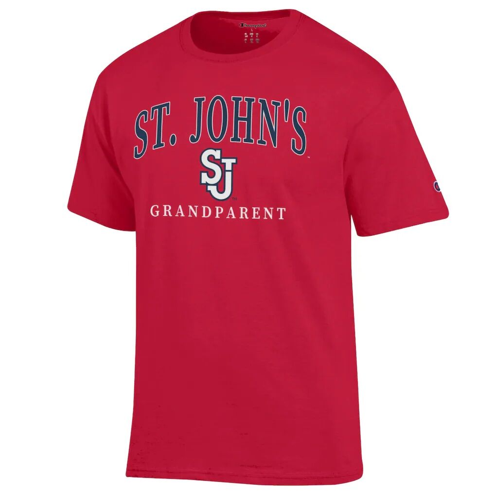 St. John's Red Storm Champion Unisex Arch Grandparent Jersey T-Shirt