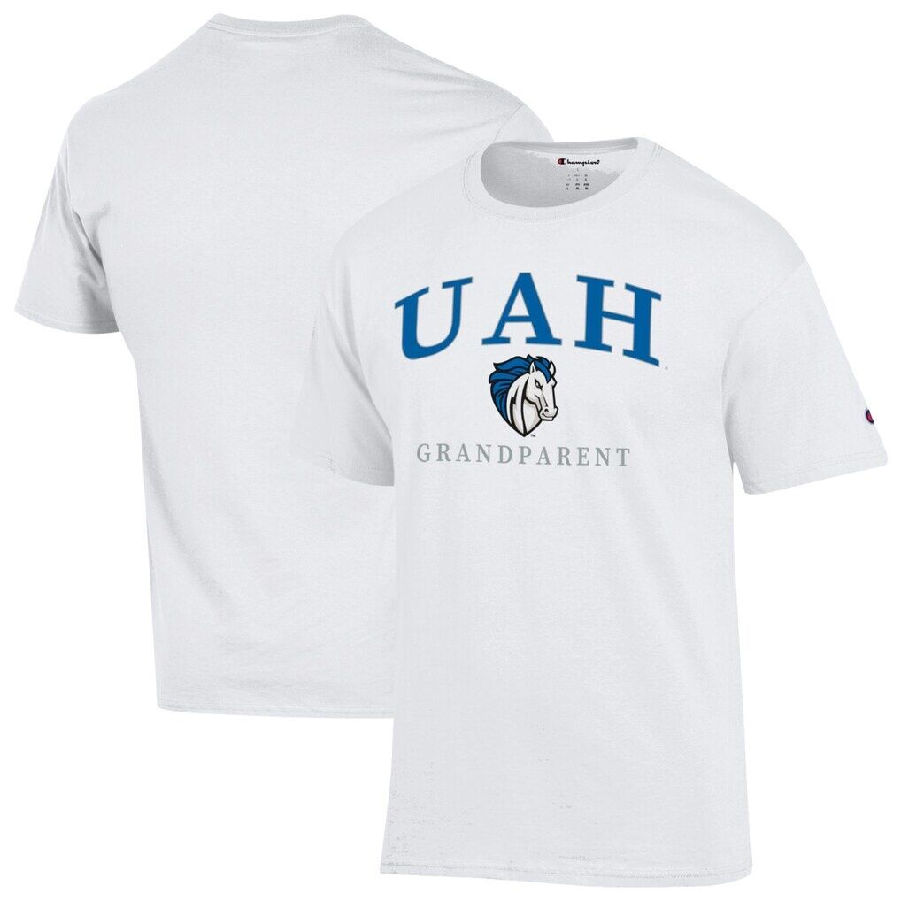 UAH Chargers Champion Unisex Arch Grandparent Jersey T-Shirt