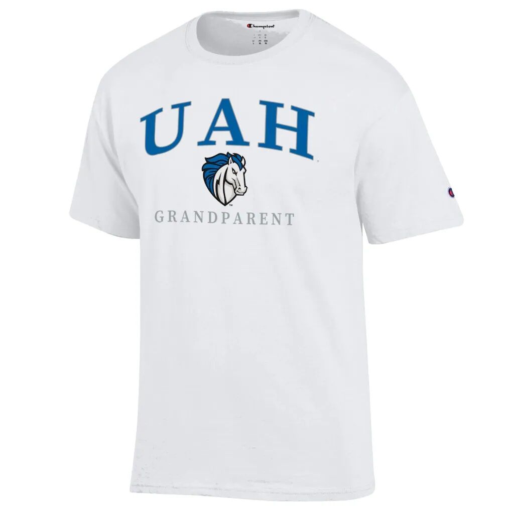 UAH Chargers Champion Unisex Arch Grandparent Jersey T-Shirt