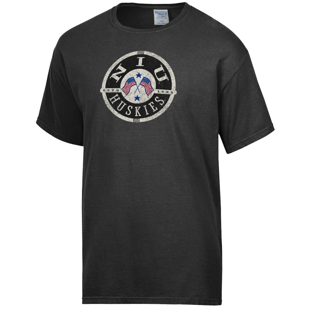 Northern Illinois Huskies ComfortWash Flag T-Shirt