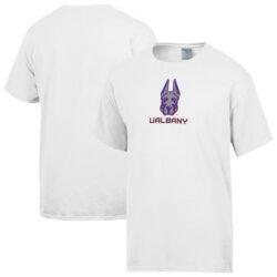 UAlbany Great Danes ComfortWash T-Shirt - White - Front View