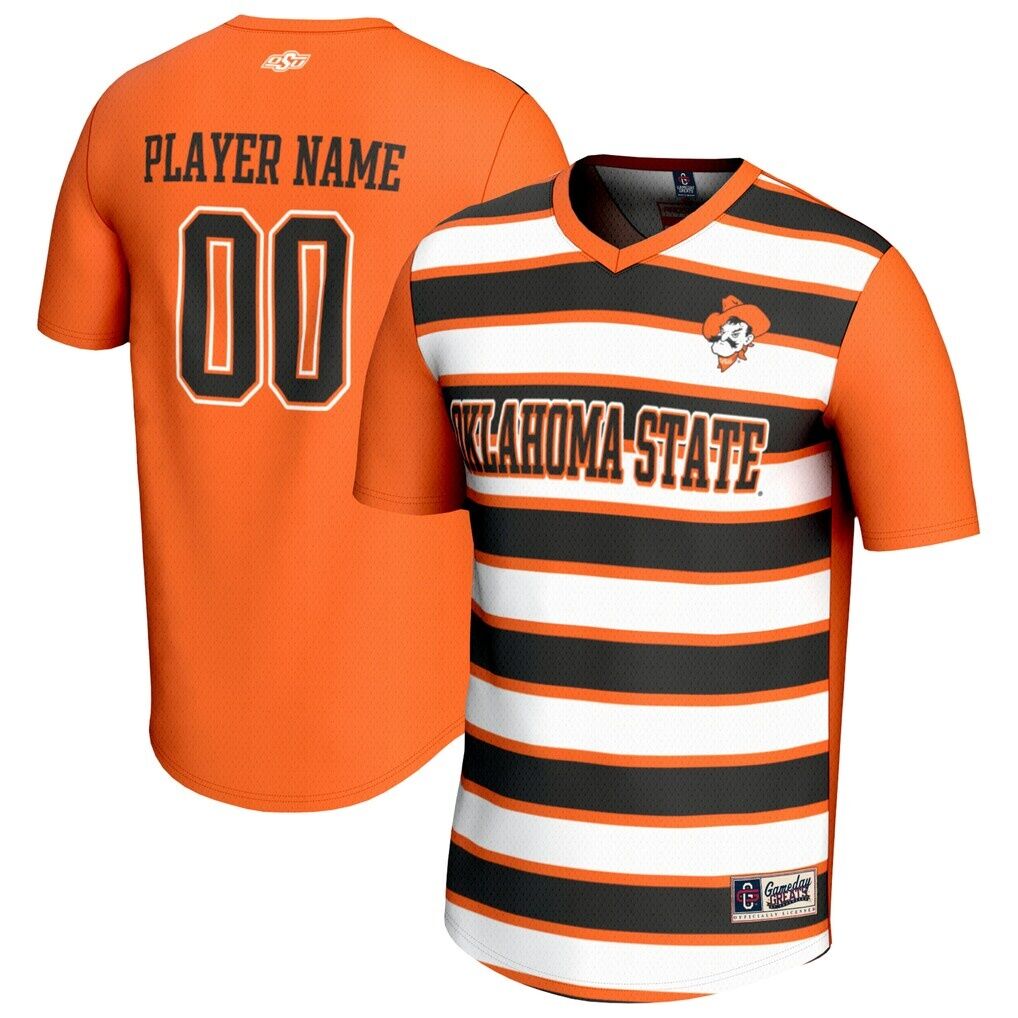 Oklahoma State Cowboys GameDay Greats Unisex NIL Pick-A-Player Collegiate Women's Soccer Lightweight Fashion Jersey