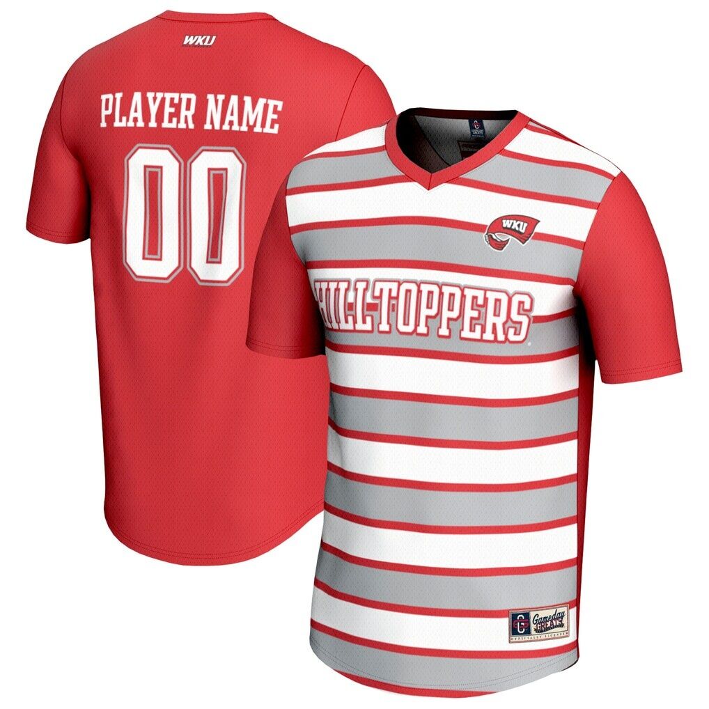 Western Kentucky Hilltoppers GameDay Greats Unisex NIL Pick-A-Player Collegiate Women's Soccer Lightweight Fashion Jersey