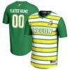 Oregon Ducks GameDay Greats Unisex NIL Pick-A-Player Collegiate Women's Soccer Lightweight Fashion Jersey - Green - Front View