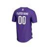 Northwestern Wildcats GameDay Greats Unisex NIL Pick-A-Player Collegiate Women's Soccer Lightweight Fashion Jersey - Purple - Detail View