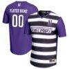 Northwestern Wildcats GameDay Greats Unisex NIL Pick-A-Player Collegiate Women's Soccer Lightweight Fashion Jersey - Purple - Front View
