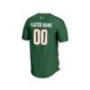Miami Hurricanes GameDay Greats Unisex NIL Pick-A-Player Collegiate Women's Soccer Lightweight Fashion Jersey - Green - Detail View