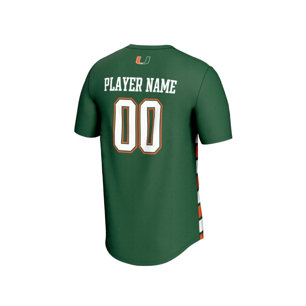 Miami Hurricanes GameDay Greats Youth NIL Pick-A-Player Collegiate Women's Soccer Lightweight Fashion Jersey