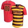 Maryland Terrapins GameDay Greats Youth NIL Pick-A-Player Collegiate Women's Soccer Lightweight Fashion Jersey - Red - Front View