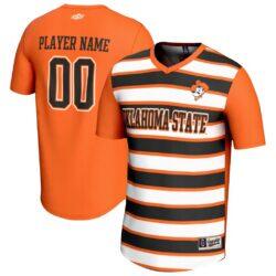 Oklahoma State Cowboys GameDay Greats Youth NIL Pick-A-Player Collegiate Women's Soccer Lightweight Fashion Jersey - Orange - Front View