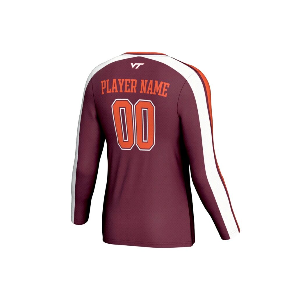 Virginia Tech Hokies GameDay Greats Unisex NIL Pick-A-Player Collegiate Women's Volleyball Lightweight Fashion Jersey - Maroon